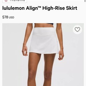 Lululemon Align High Rise Skirt